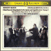 Bloch: String Quartets No. 3 & 4